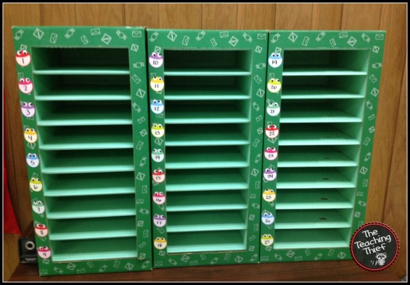 Classroom mailboxes for students