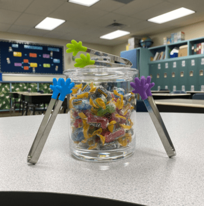 Classroom jolly rancher jar