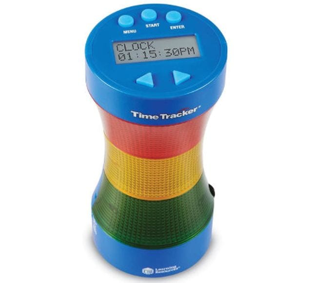 Digital timer with red, yellow, and green lights to indicate countdown (Classroom Timers)