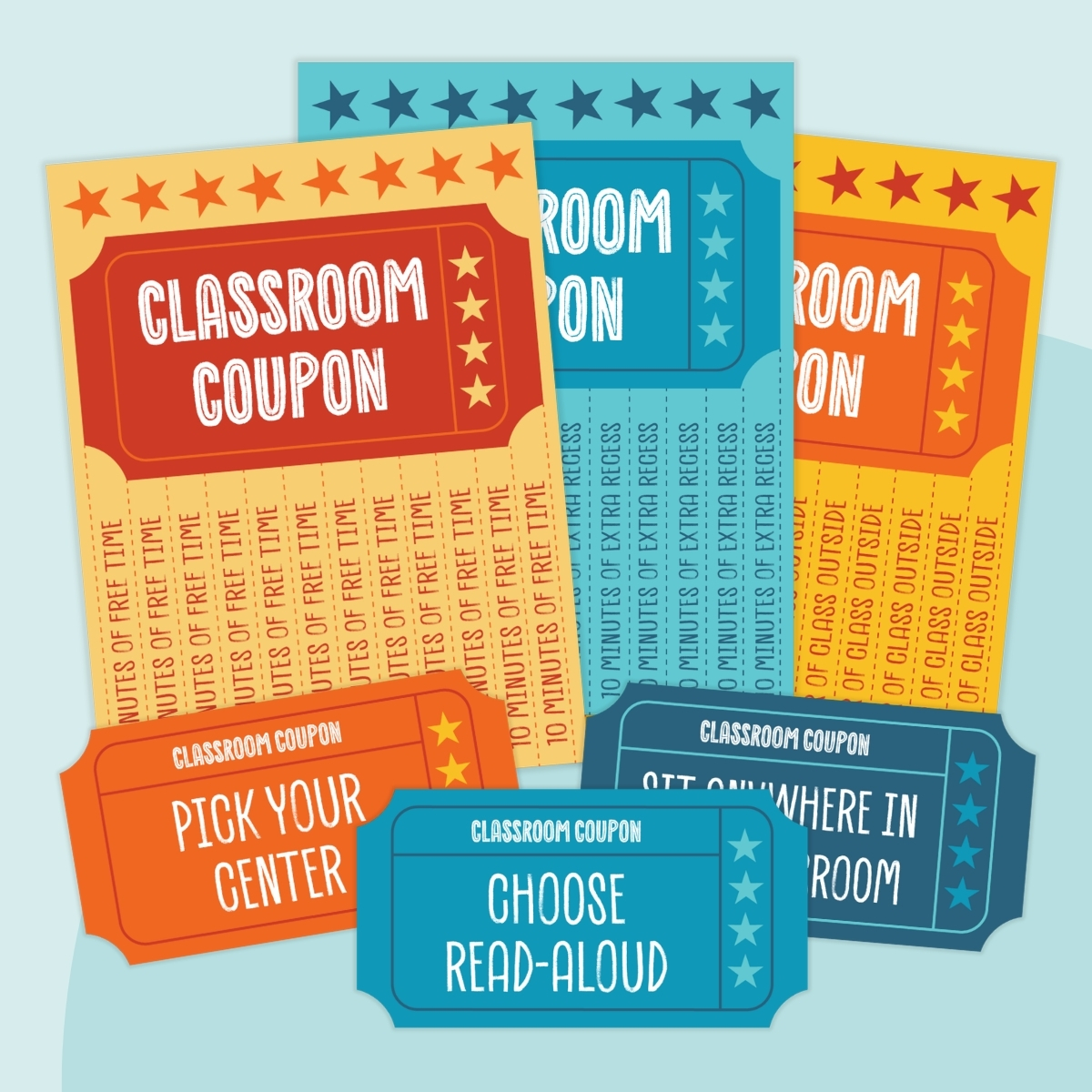 Classroom coupons and tickets 