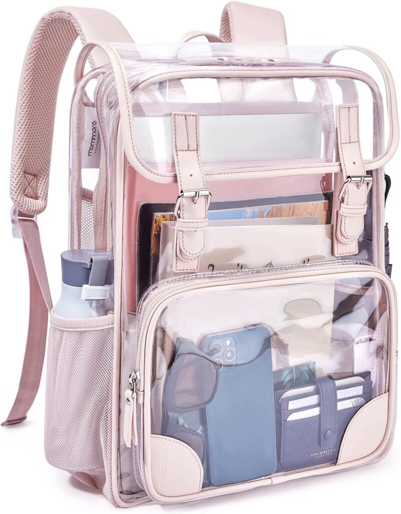 Mommore transparent school backpack