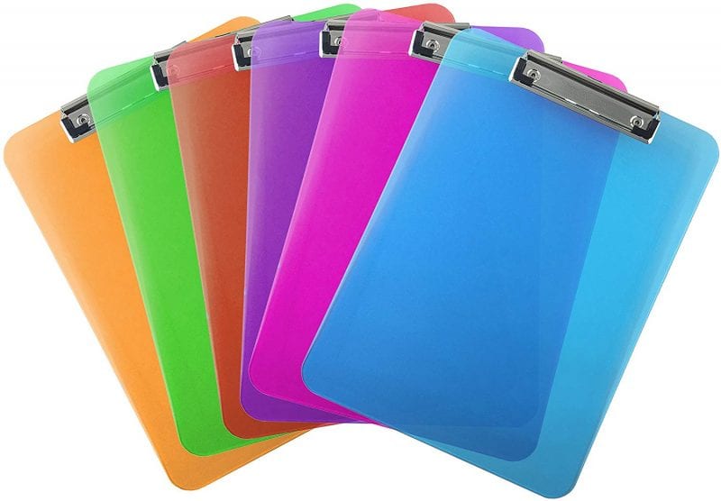 The Ultimate Checklist For Setting Up Your 1st Grade Classroom Colorful clipboards for 1st grade classroom supplies