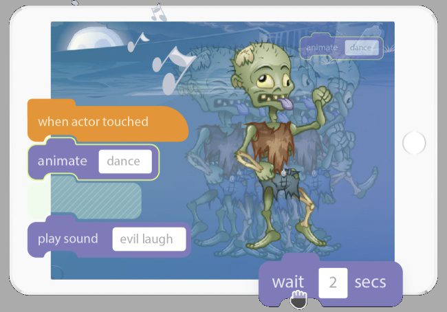 Screenshot from Tynker coding app for kids