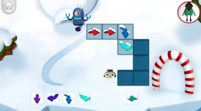 Screenshot from Code Land, a coding game for kids