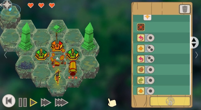 Screenshot from Codemancer, a coding game for kids