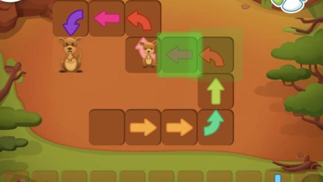 Screenshot from Hopster Coding Safari game for kids