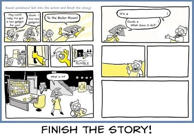 lunch lady comic strip 