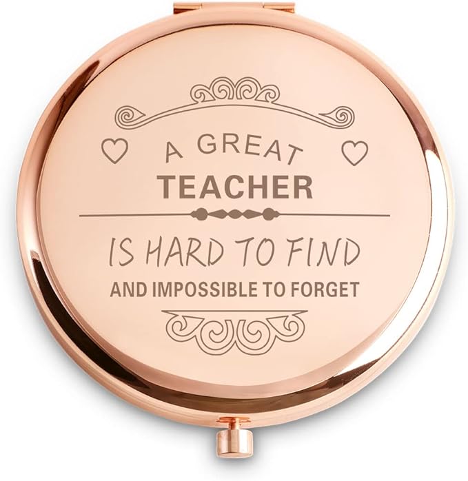 compact with inspirational quote 