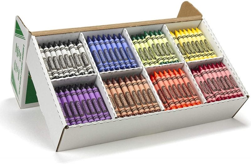 The Ultimate Checklist For Setting Up Your Kindergarten Classroom Box of crayons for kindergarten students
