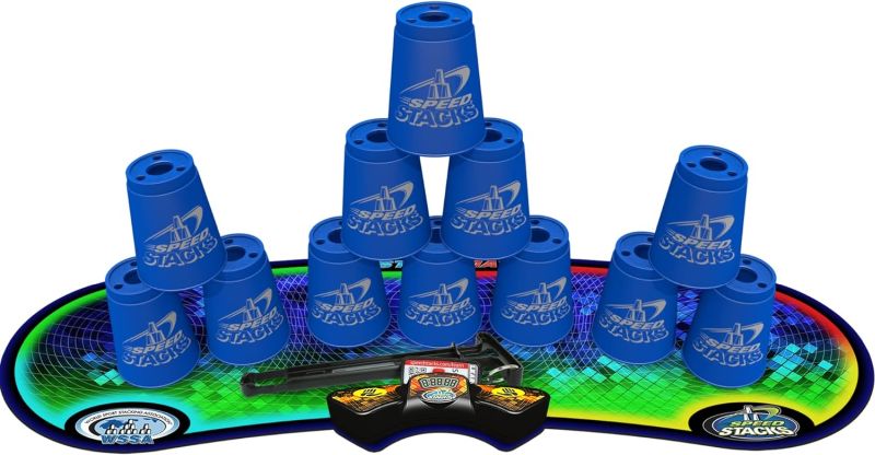Speed Stacks Official Cup Stacking Set with mat, timer, cups, and more