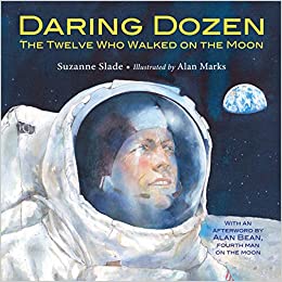 Book cover for The Daring Dozen as an example of children's books about the moon