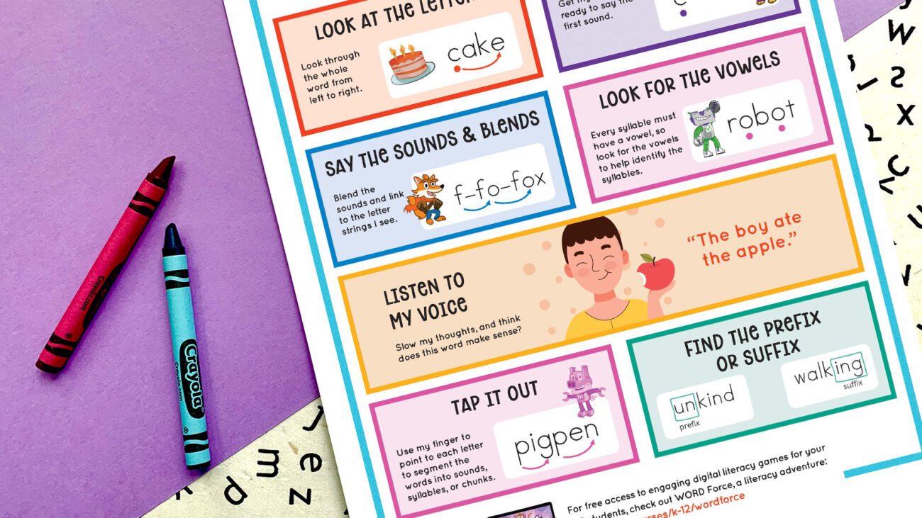 Example of decoding strategies poster