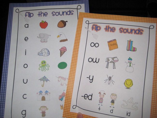 Decoding Strategies: Flip the vowel sounds printable worksheets