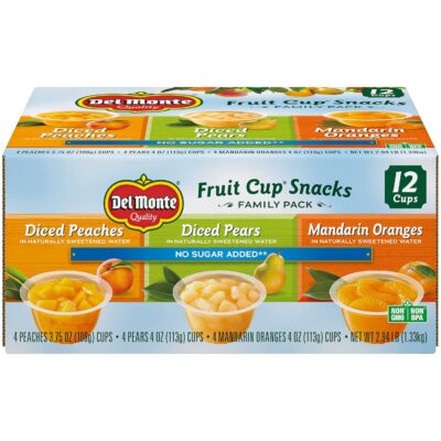 25 Yummy School-Approved Healthy Snacks for Kids Del Monte Fruit Cup Snacks