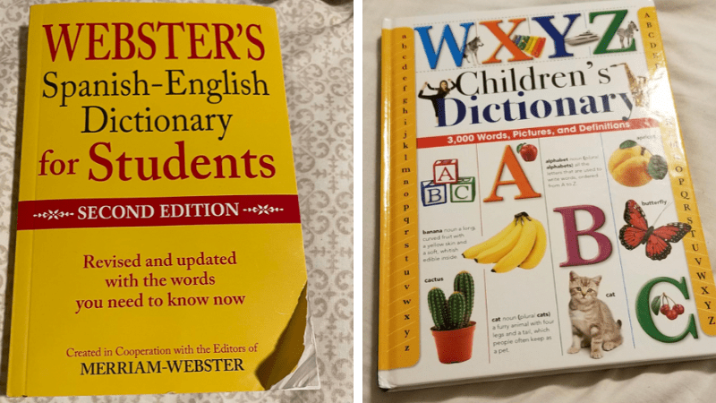 Examples of dictionaries
