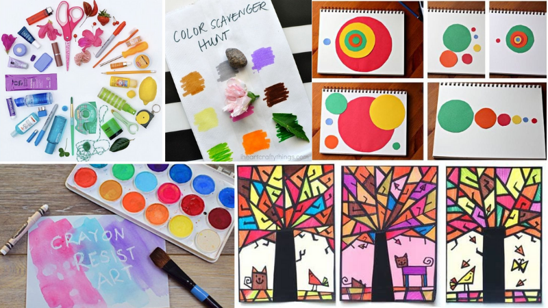 Easy Art for Kids: Black and White Collages 