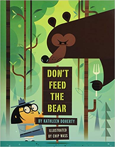 Book cover for Don't Feed the Bear as an example of opinion writing mentor texts