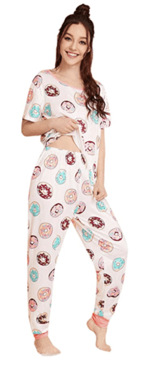 Women's donut pajama set