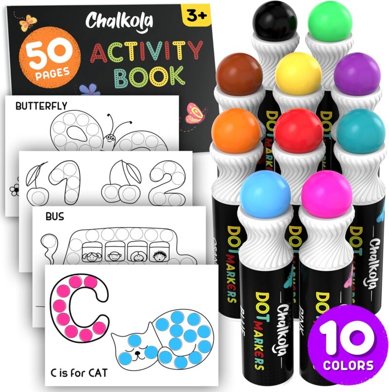 Art For Kids Hub 4 Piece Black Alcohol-Based Marker Set