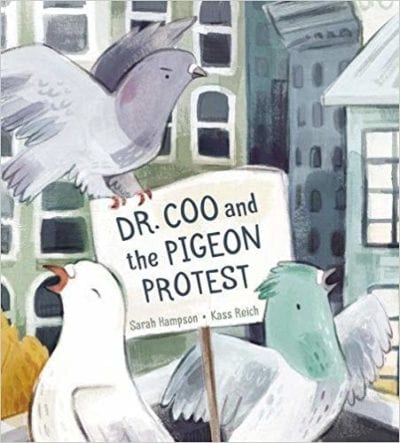 Book cover for Dr. Coo and the Pigeon Protest