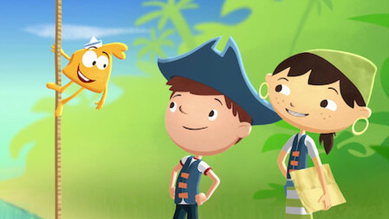 Characters from Justin Time, an educational show