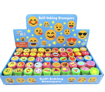 Set of emojis stamps