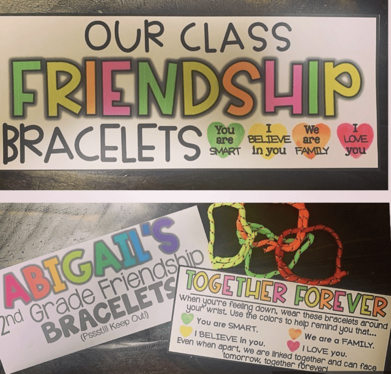 Class friendship bracelets