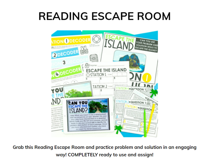 Reading Escape Room Games
