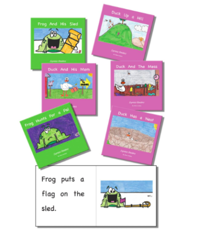 Examples of Express Readers decodable books