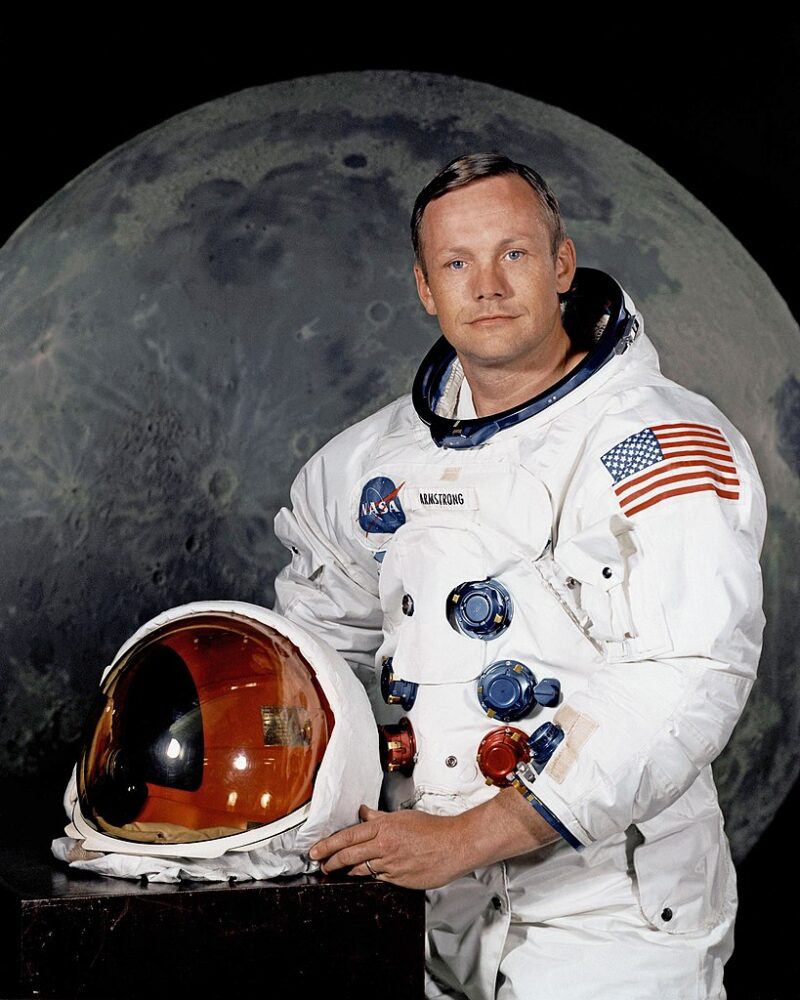 Famous astronauts Neil Armstrong