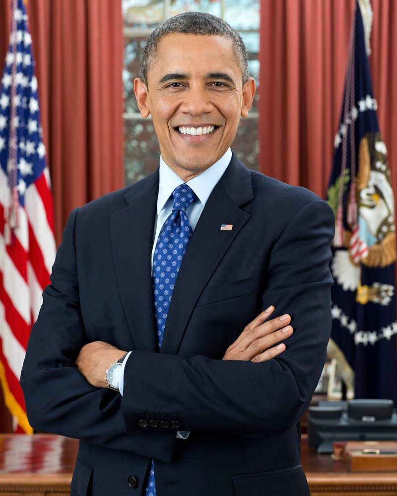 President Barack Obama is photographed during a presidential portrait sitting for an official photo in the Oval Office, Dec. 6, 2012,  an example of famous Black Americans everyone should know