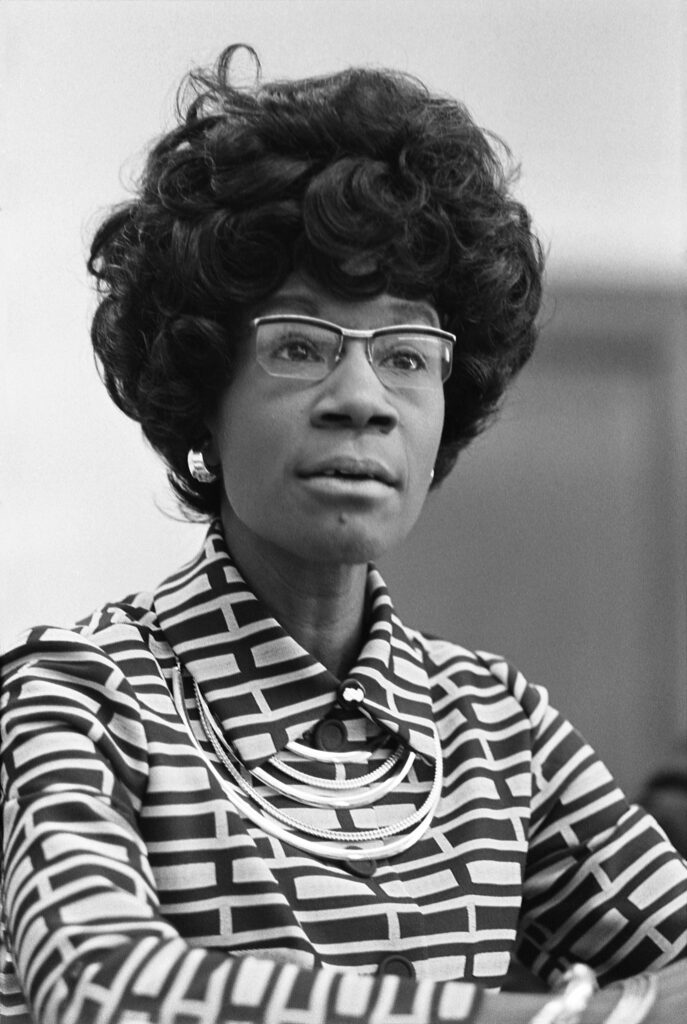 Shirley Chisholm, presidential candidate portrait