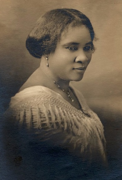 Madam CJ Walker on the list of famous women in history.