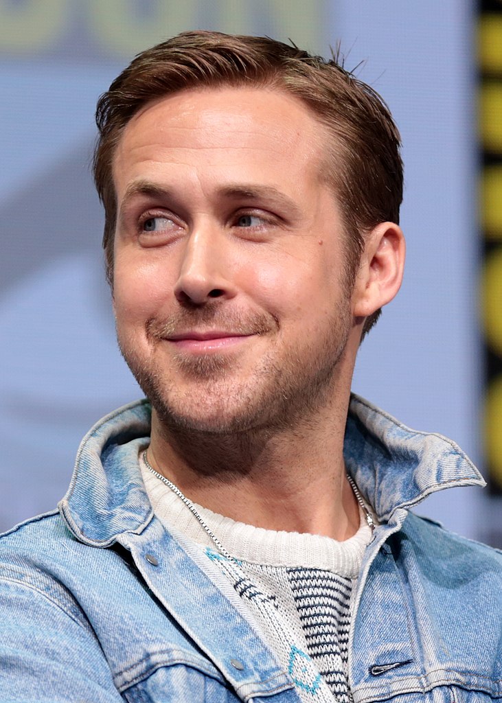 Ryan Gosling, one of the famous people with ADHD