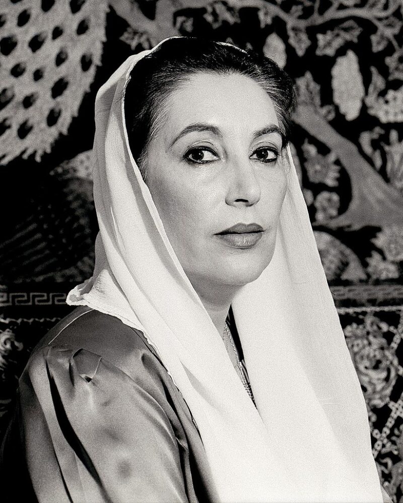 Benazir Bhutto, Dubai 2006, on the list of famous women in history.