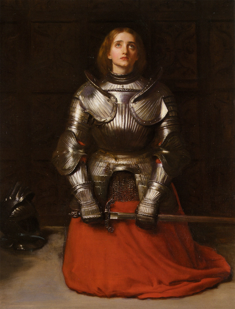 Painting of Joan of Arc by John Everett Millais