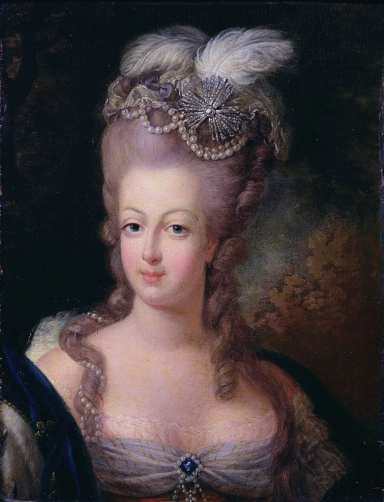 Portrait of Queen Marie Antoinette of France, 1775, on the list of famous women in history.