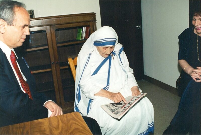 Mother Theresa in 1996