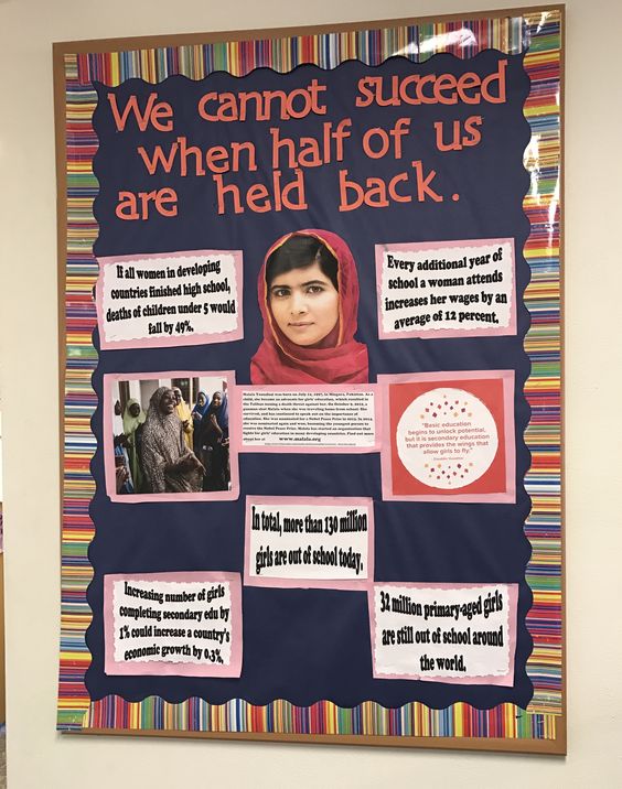 Poster about Malala