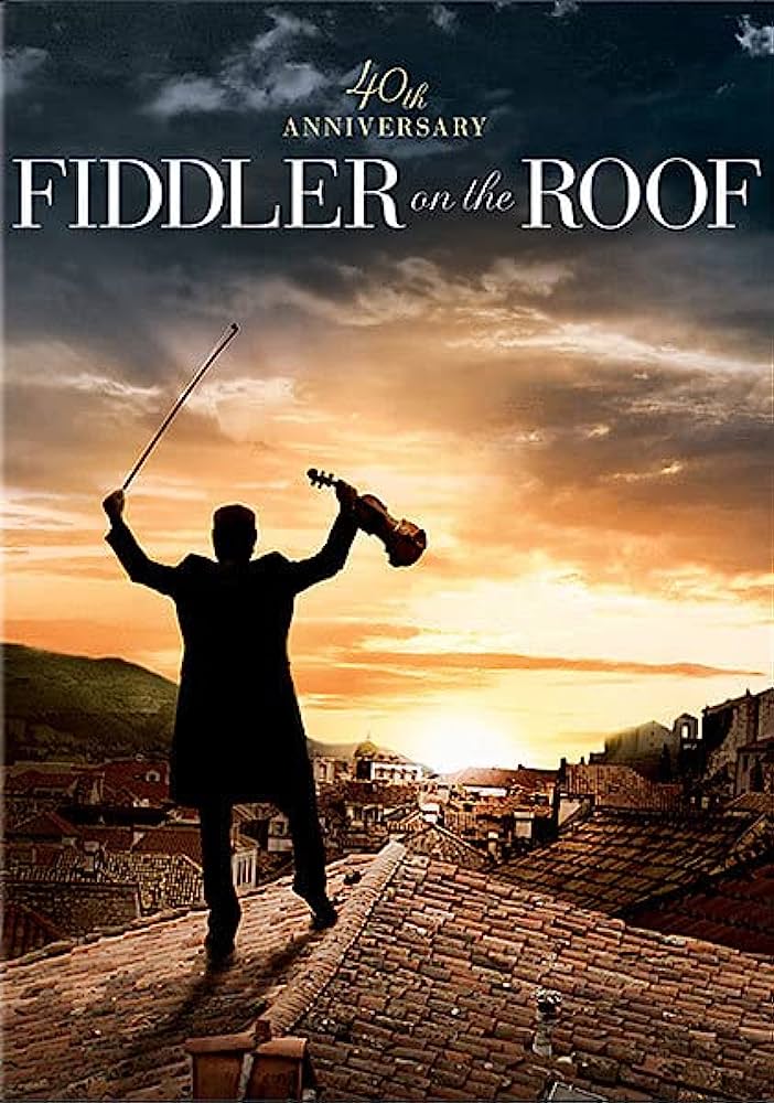 the fiddler on the roof cover, a historical movie 