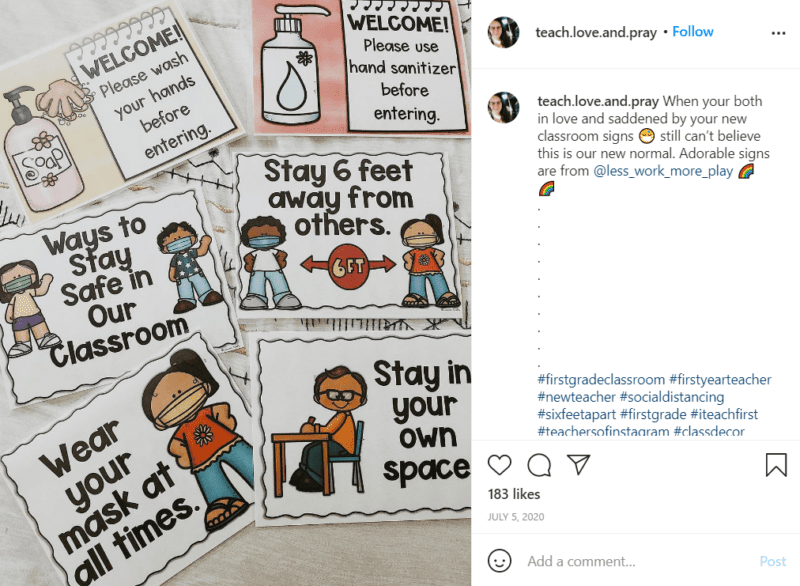 Still of first grade classroom ideas to keep kids safe from Instagram