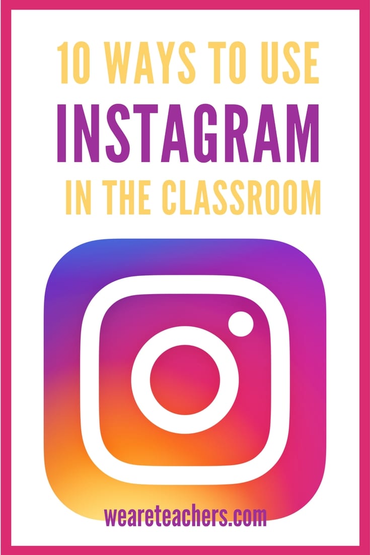 Instagram in the classroom pin it