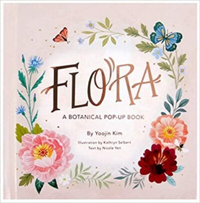 Book cover for Flora: A Botanical Pop-Up Book