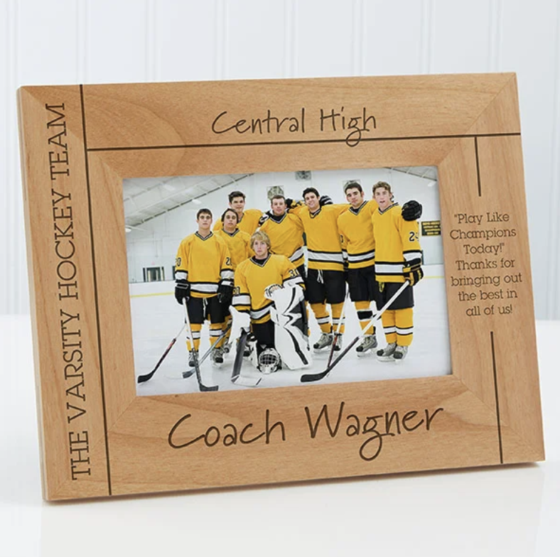 Personalized picture frame