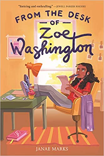 Book cover for From the Desk of Zoe Washington as an example of social justice books for kids