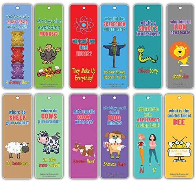 20 Free or Inexpensive Surprises You Can Send Students in the Mail Funny bookmarks