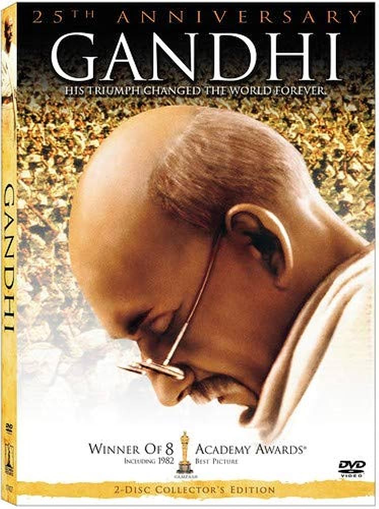 ghandi historical movie cover 