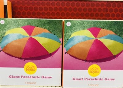 Giant Parachute game in box at Target