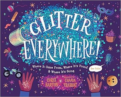 Book cover for Glitter Everywhere as an example of fourth grade books