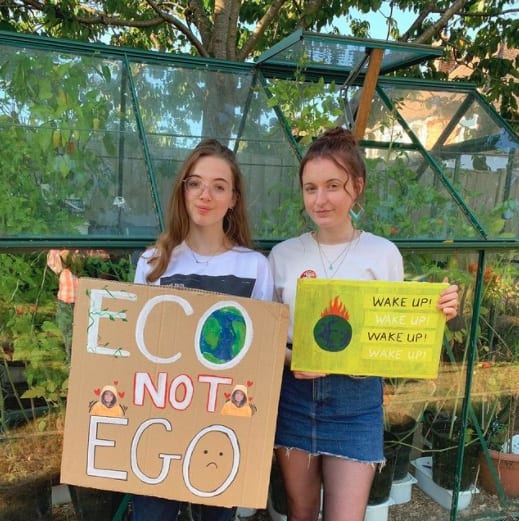 'Eco not Ego' sign